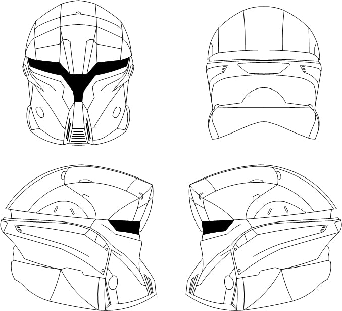Galaxy's Edge Legionnaire Helmet