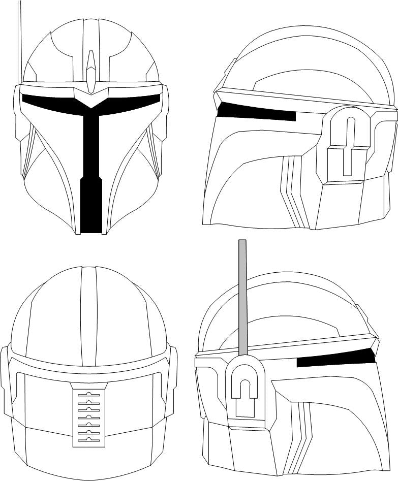 The Variant - Mandalorian Helmet | The Iron Forge